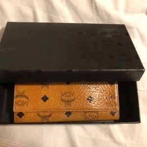 MCM Cognac wallet